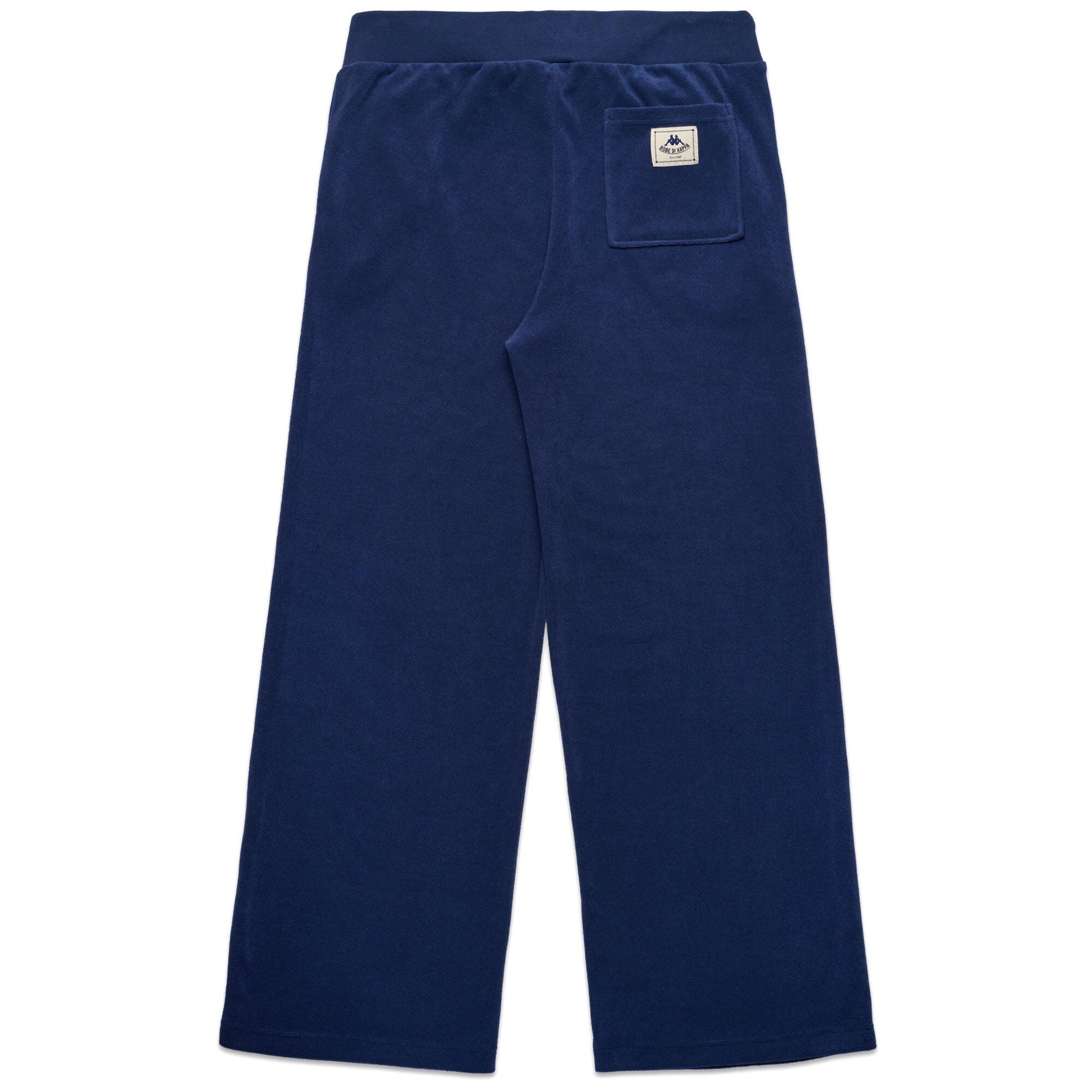 Pantaloni tuta da donna in cotone blu da casual 2/2