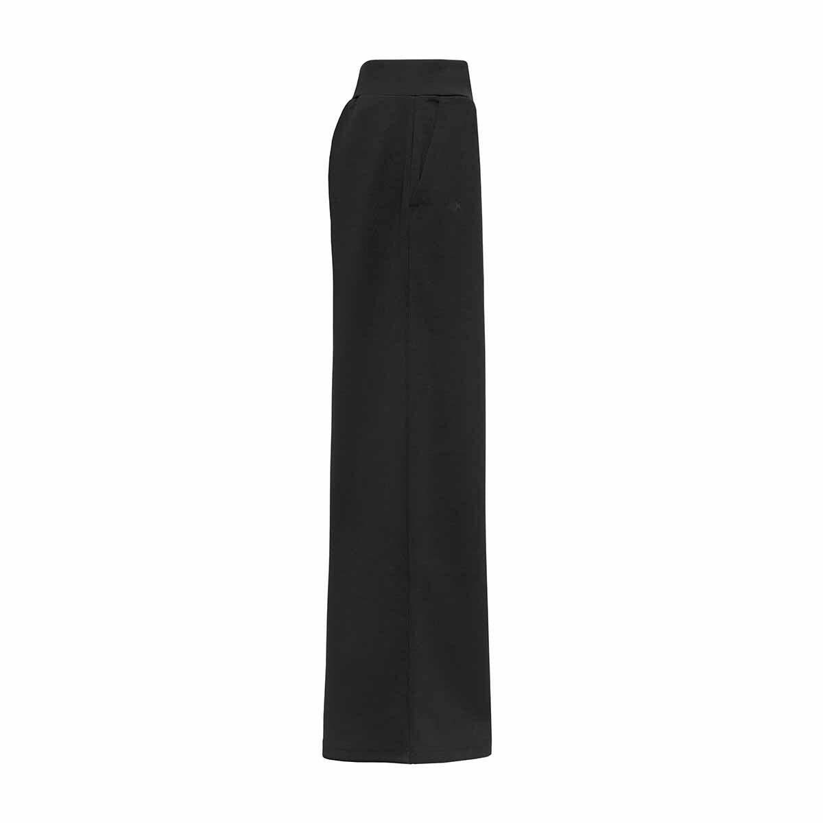 Pantalon de survêtement pour femme noir pour salle de sport 2/4