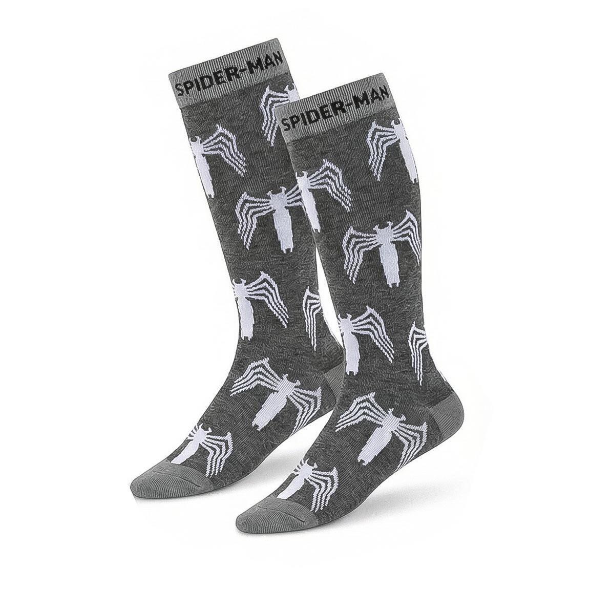 Pack de Calcetines Infantil Spiderman de Algodón Suaves Negro y Rojo 4/7