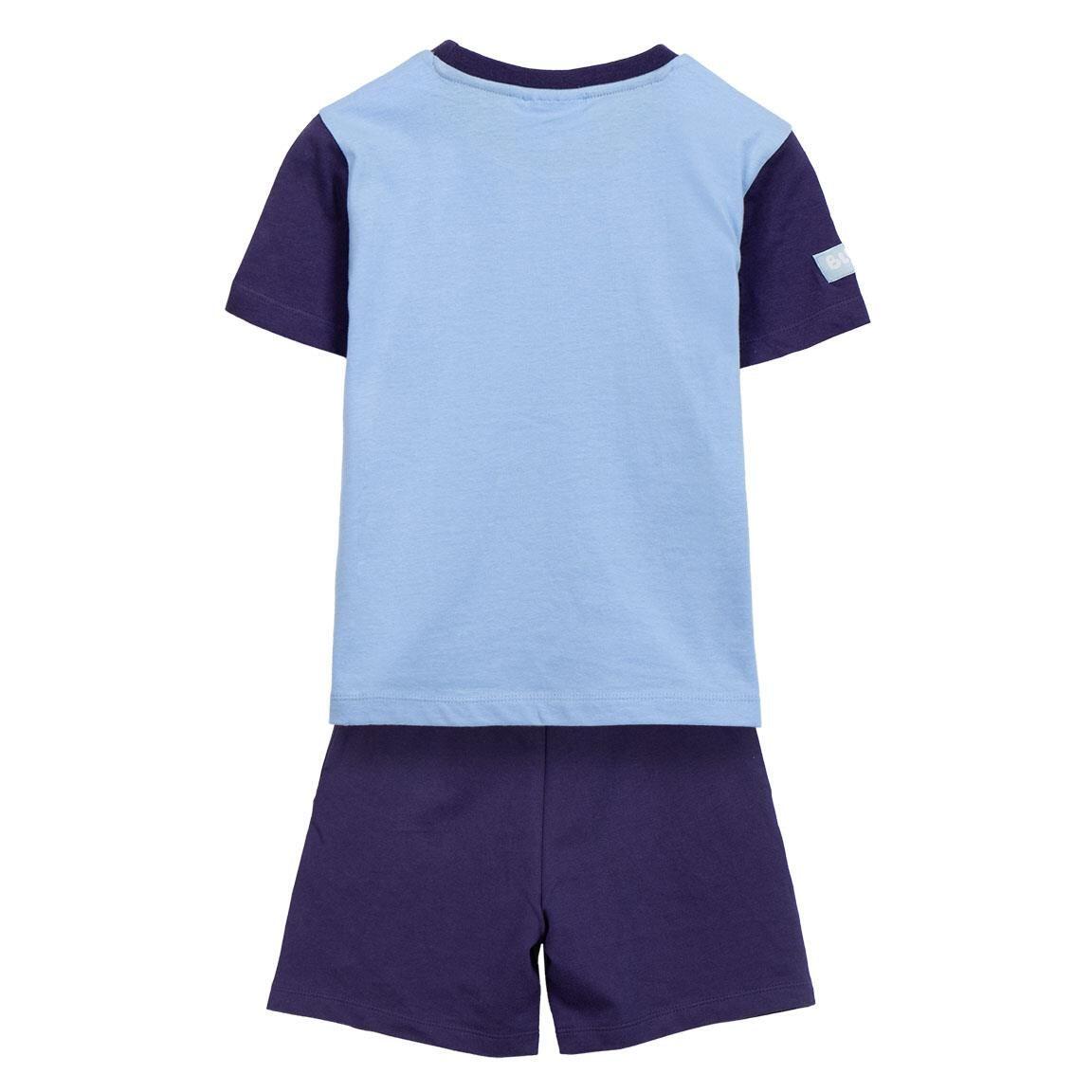 Conjunto Infantil Bluey de Dos Piezas en Algodón Azul y Marino 2/7