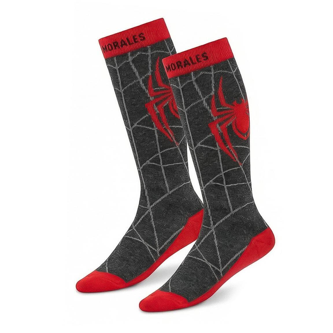 Pack de Calcetines Infantil Spiderman de Algodón Suaves Negro y Rojo 2/7
