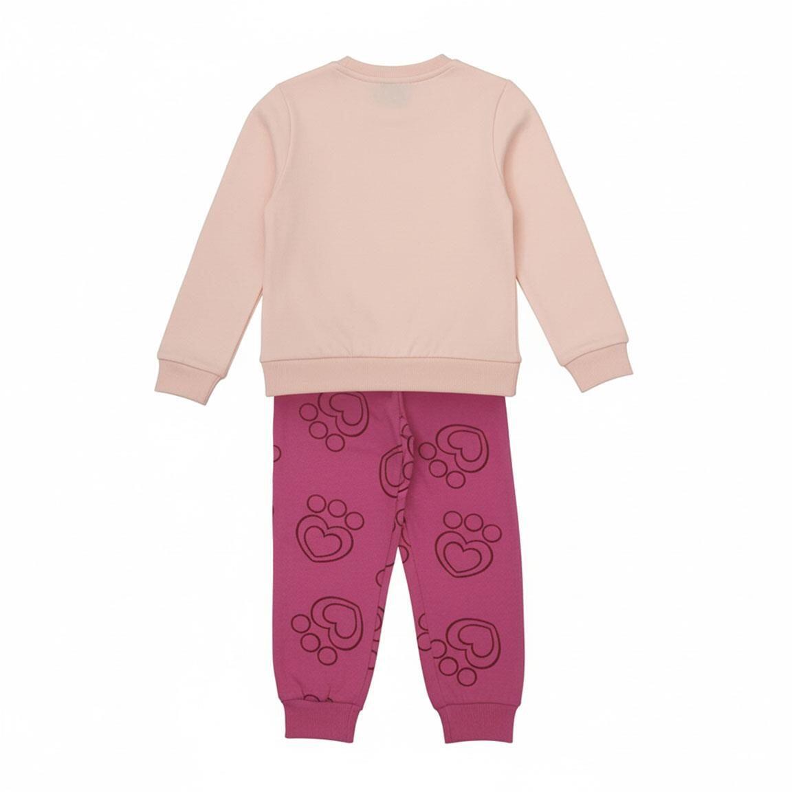 Conjunto de moletom infantil Gabby's Dollhouse, em algodão macio, rosa. 2/6
