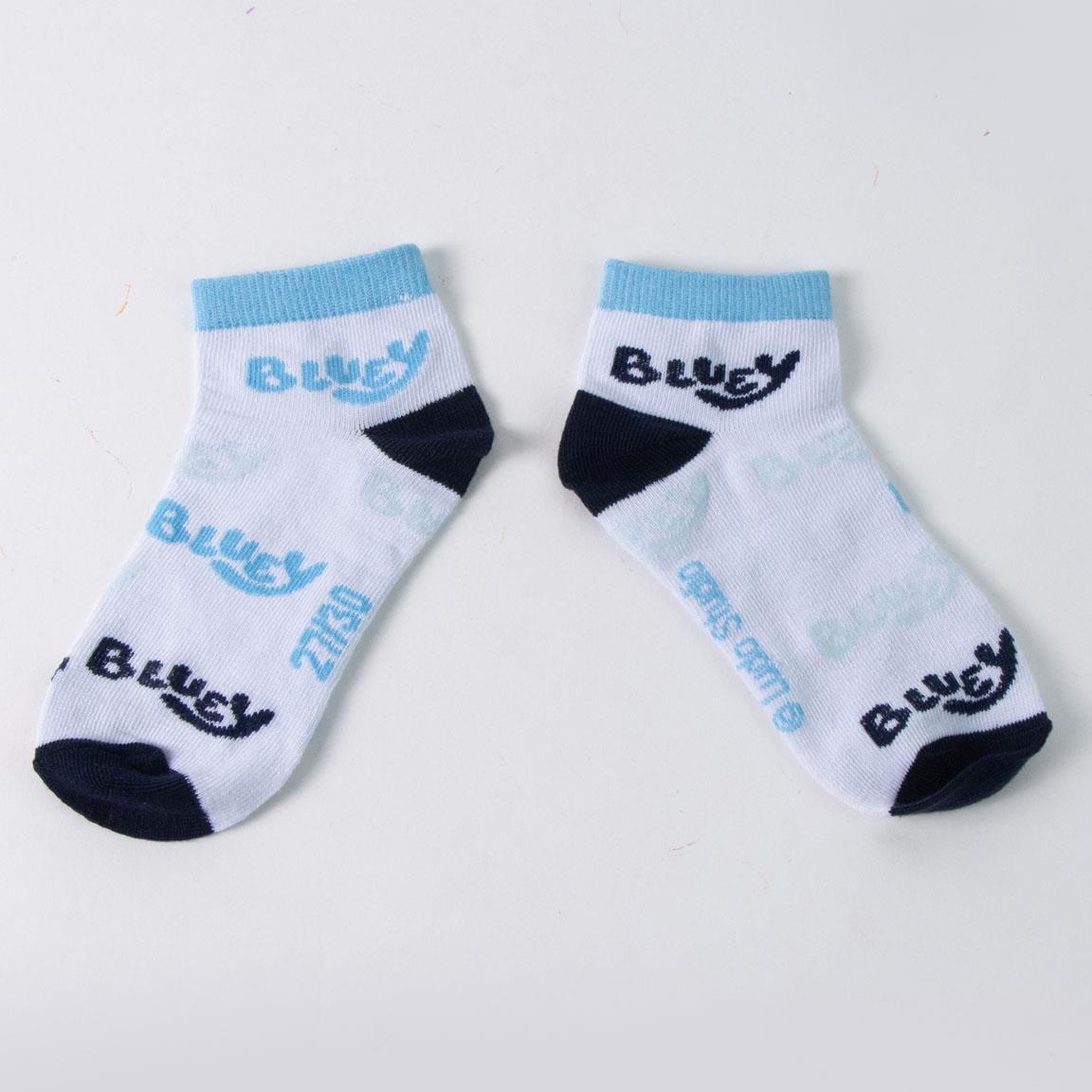 Pack de Calcetines Tobilleros Infantil Bluey de Algodón Suaves Multicolor 5/7