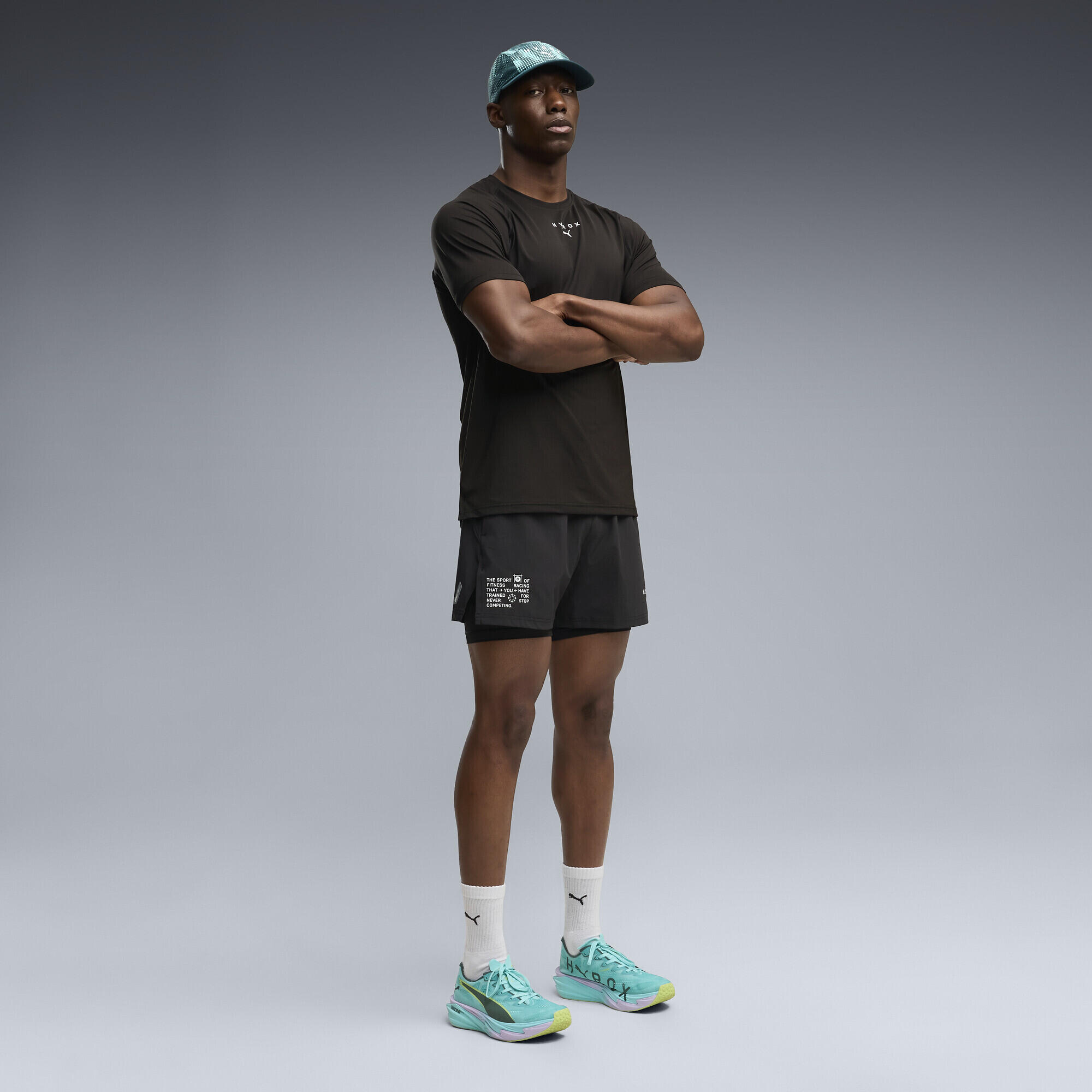 Short 2-en-1 PWRMODE PUMA x HYROX Homme PUMA 2/6