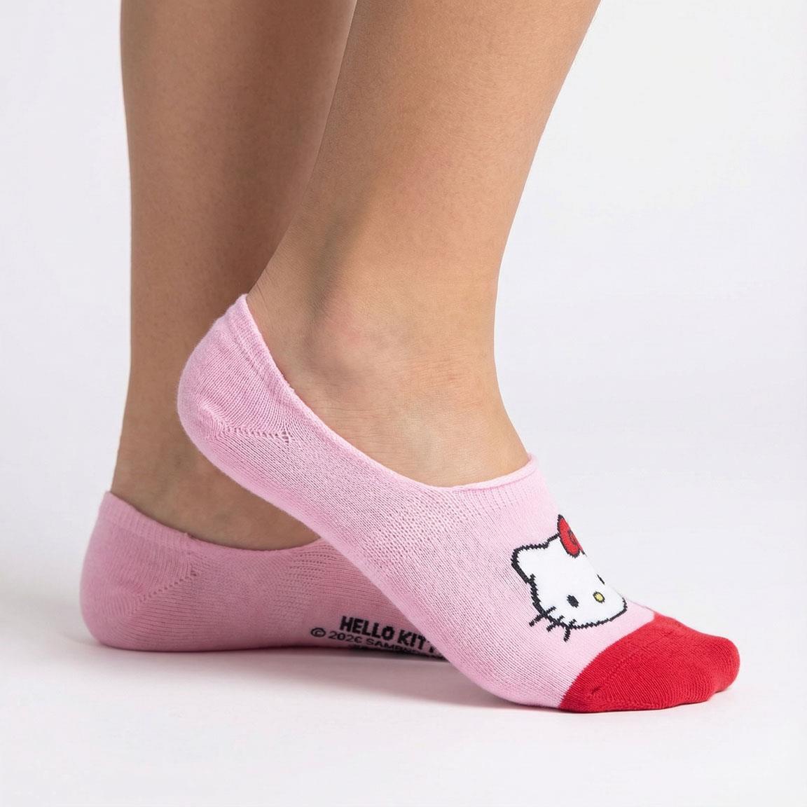Pack de Calcetines Pinkies Adultos Hello Kitty Suaves y Transpirables Rosa 5/7