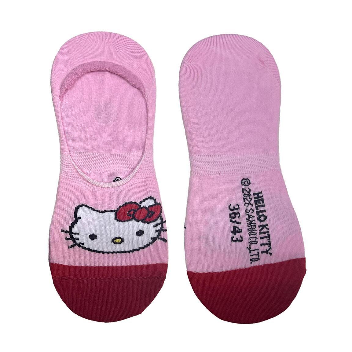 Pack de Calcetines Pinkies Adultos Hello Kitty Suaves y Transpirables Rosa 3/7