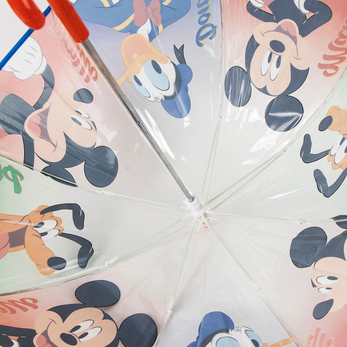 Parapluie enfant Mickey Mouse, manuel d'utilisation, transparent, multicolore 4/7