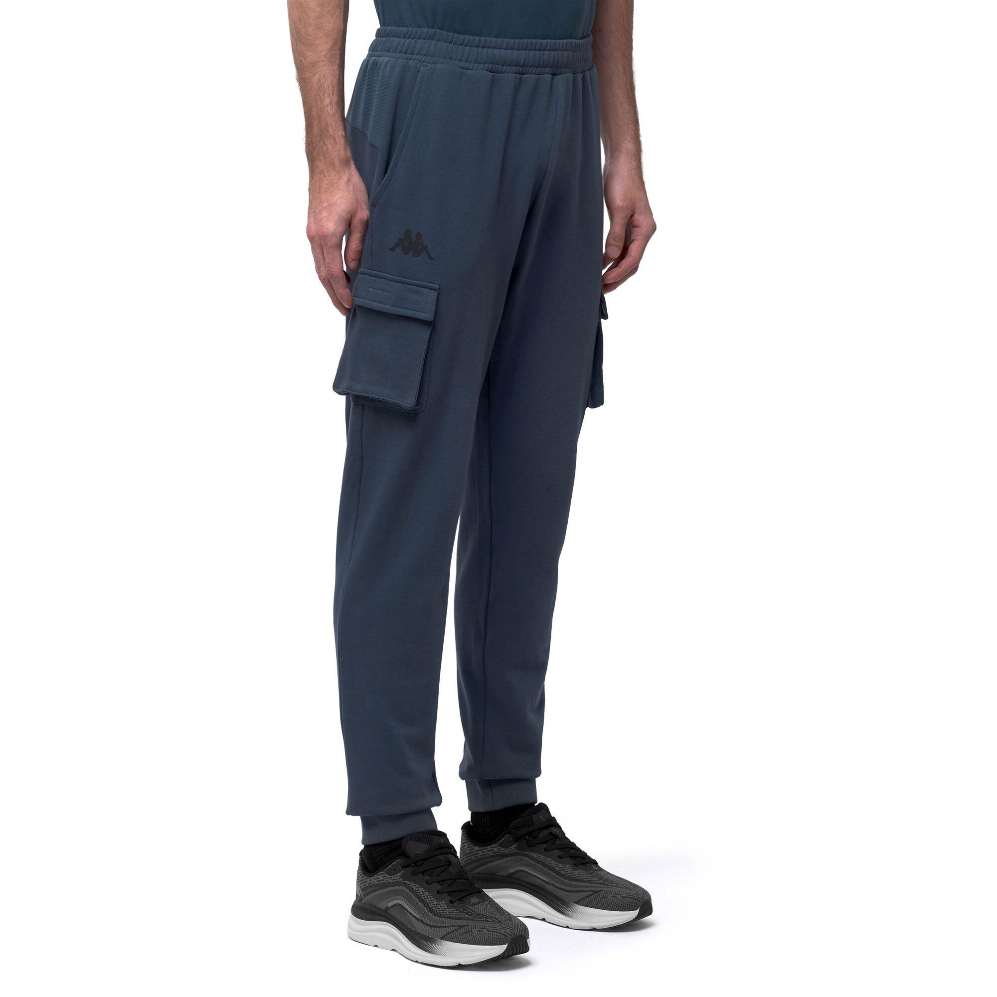 Pantaloni cargo da uomo in cotone blu da palestra 6/6