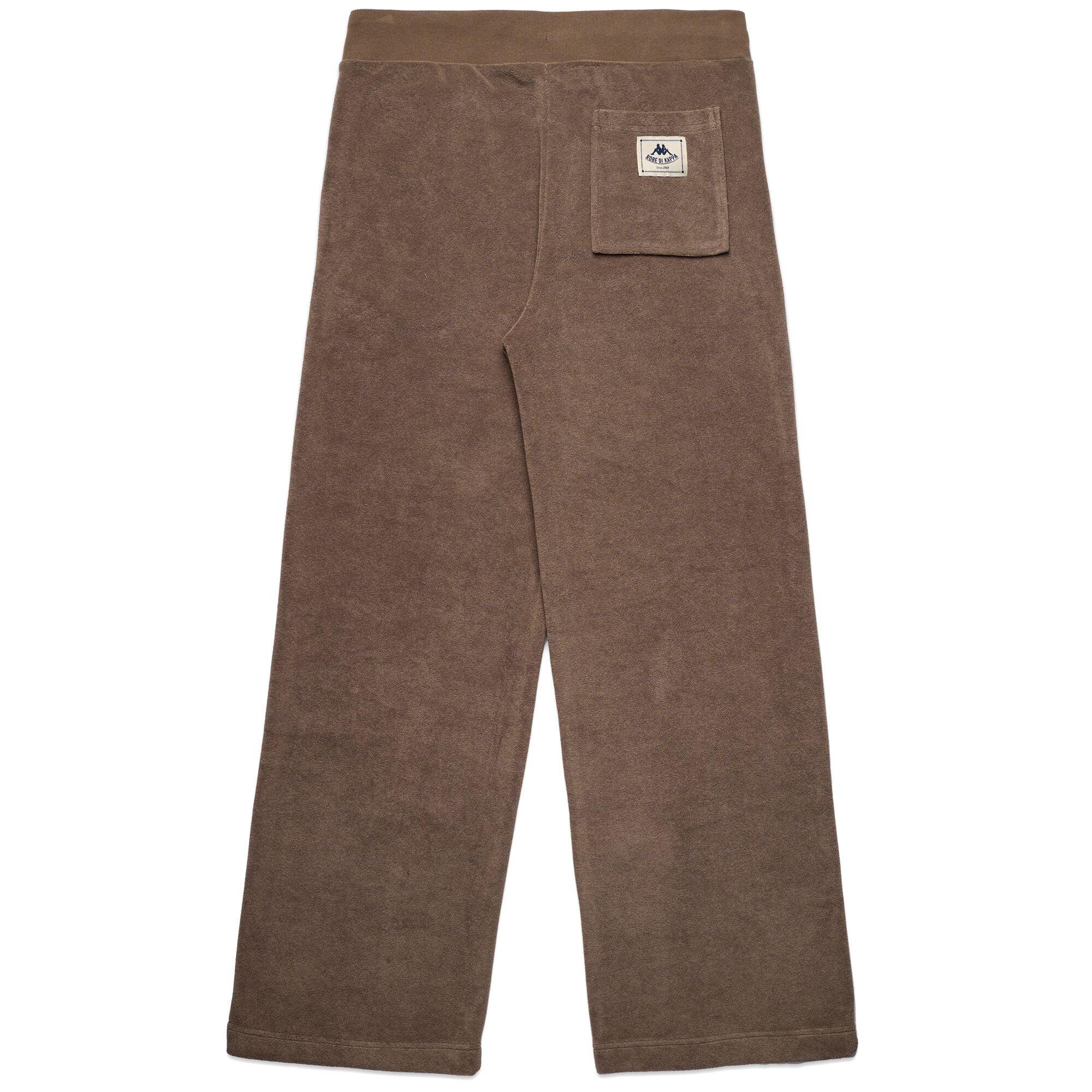 Pantaloni tuta da donna in cotone marrone da casual 2/2