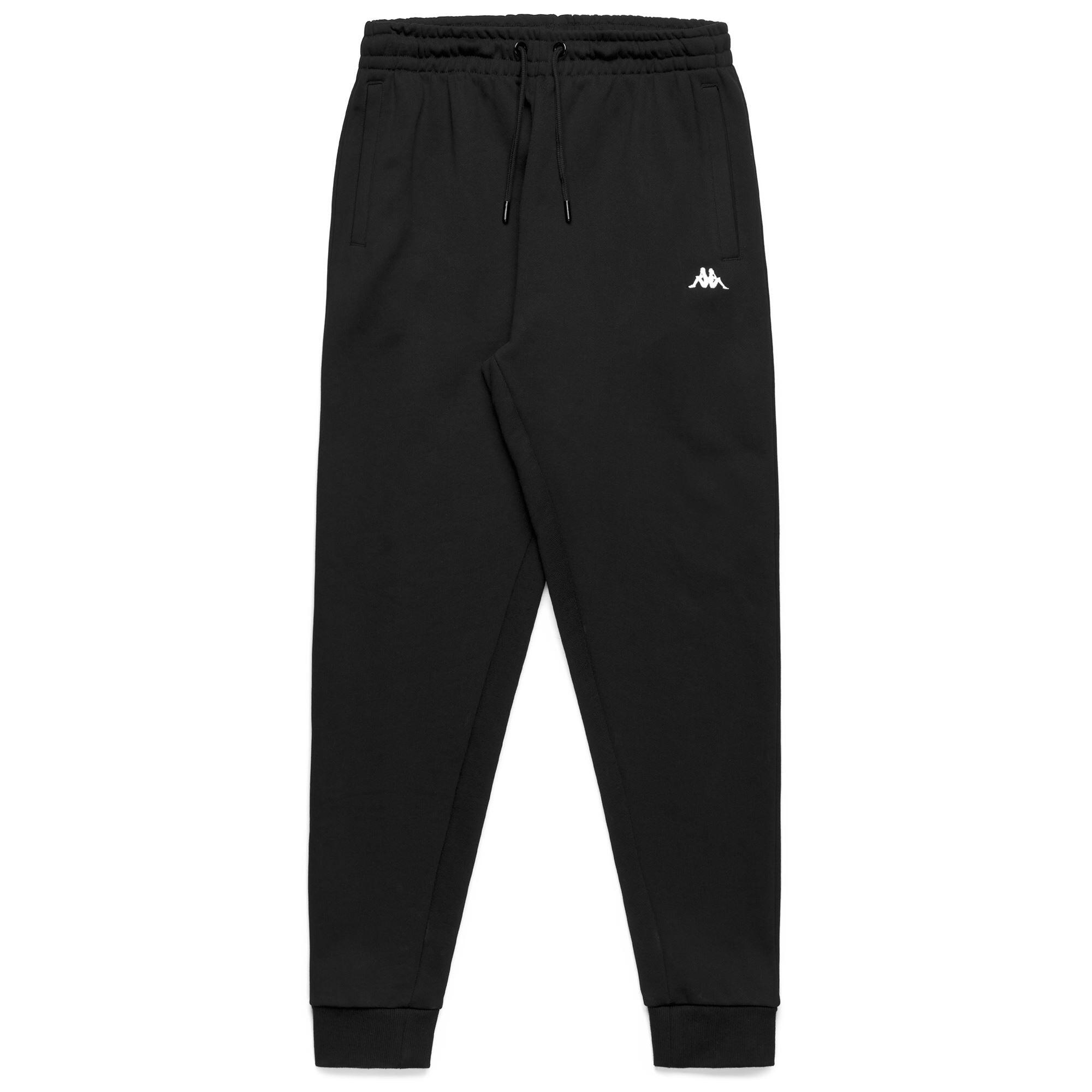 Pantaloni tuta da uomo in cotone nero da streetwear sportivo 2/5