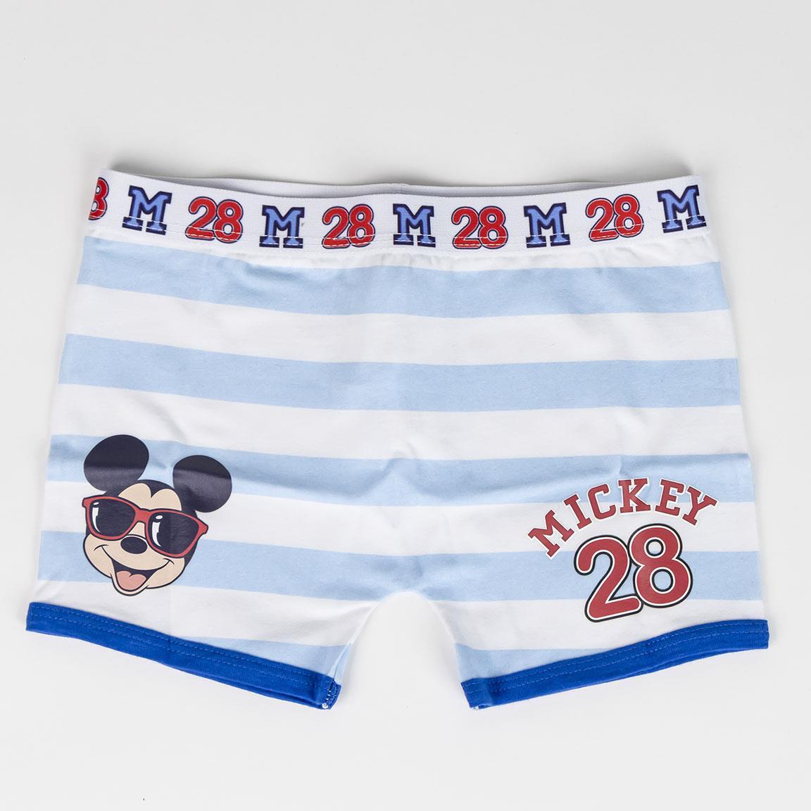 Pyjama à bretelles Mickey Mouse pour enfant avec trousse de toilette, bleu clair 3/6
