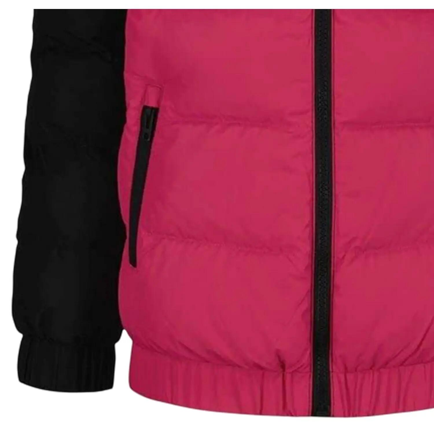 Steppjacke für , Leicht Kinder Schwarz/Pink 4/4