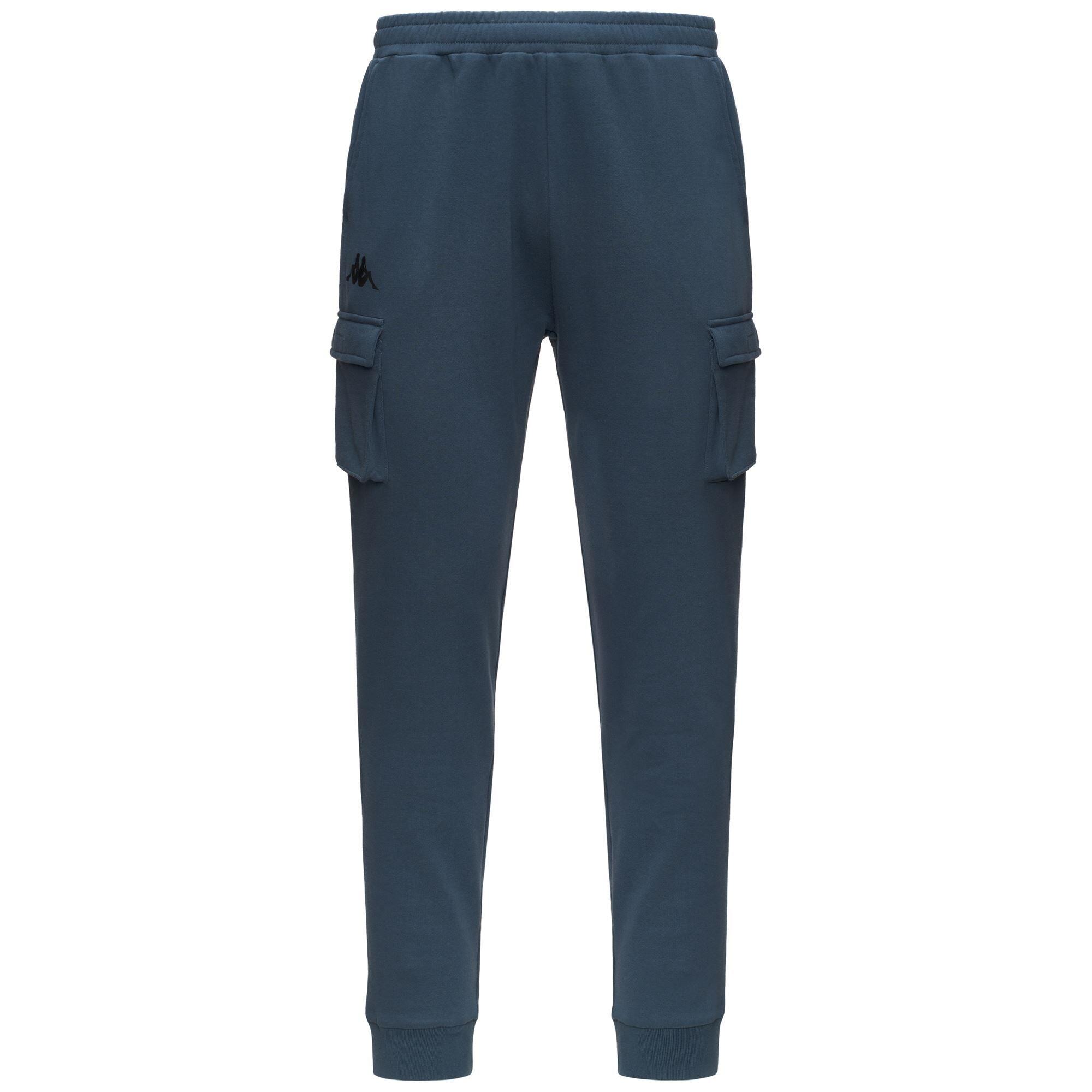 Pantaloni cargo da uomo in cotone blu da palestra 2/6