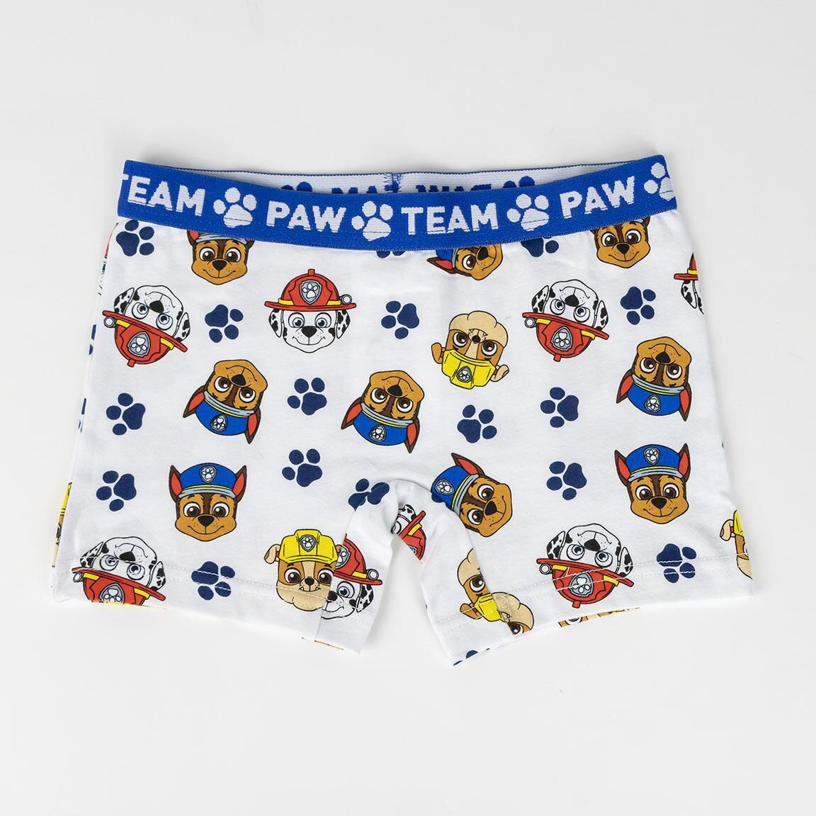 PAW Patrol Kinder-Baumwollpyjama mit Hosenträgern und Kulturbeutel – Blau 3/6
