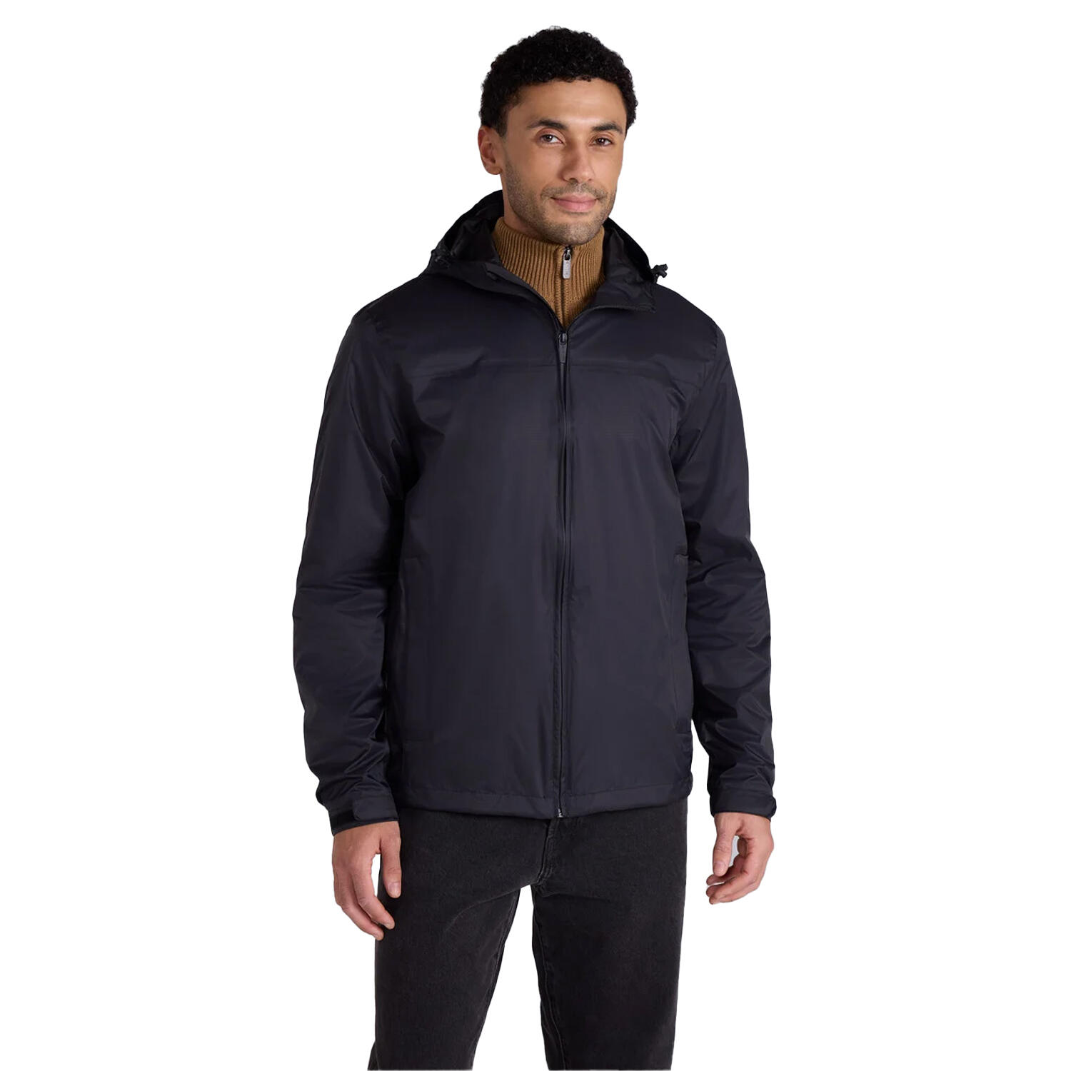 Mens Torrent Lightweight Waterproof Jacket (Black) 2/3