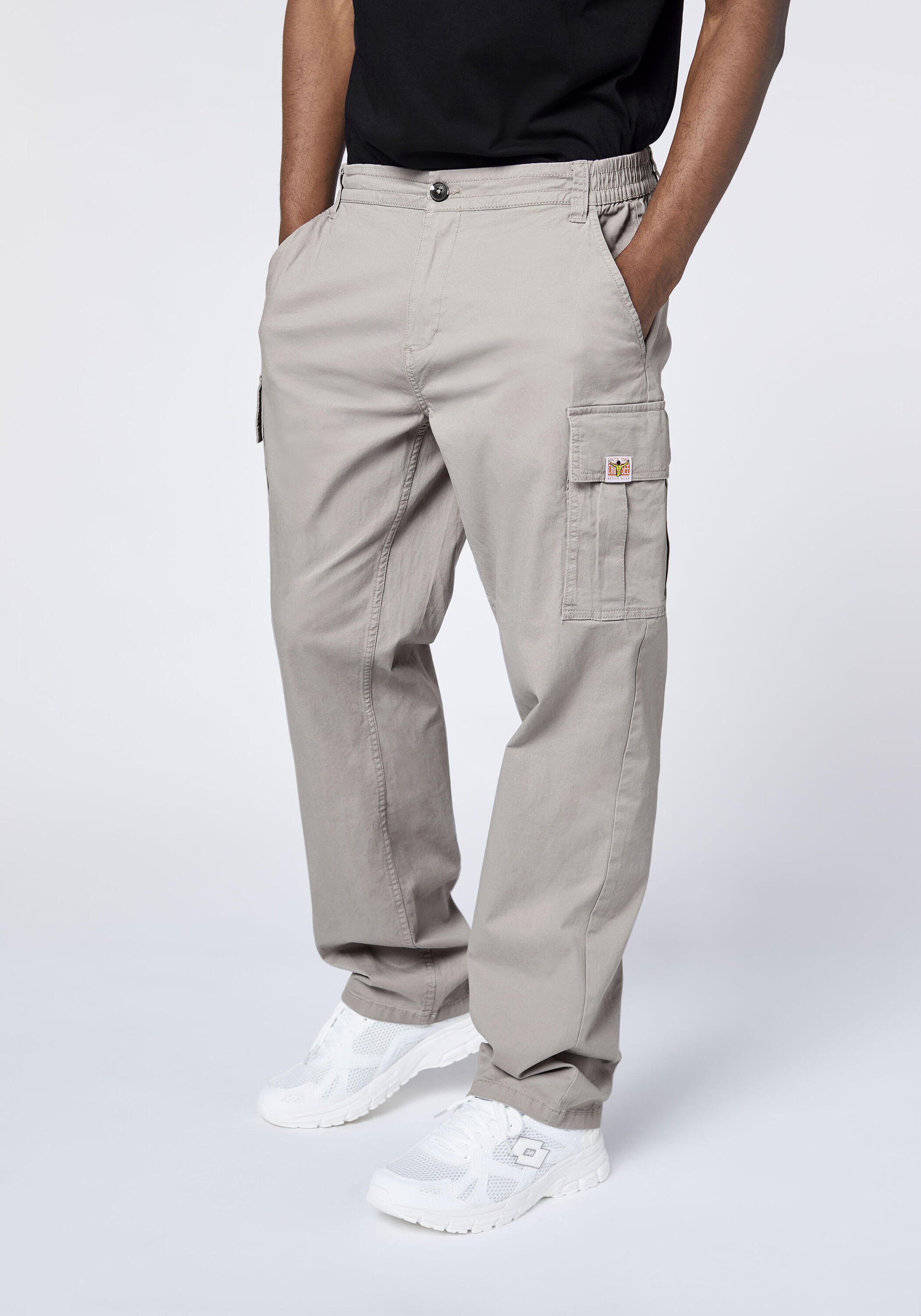 Cargohose mit teil-elastischem Komfortbund 3/7