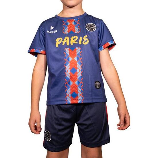 Ensemble Bleu/Rouge Enfant Sport Zone Paris