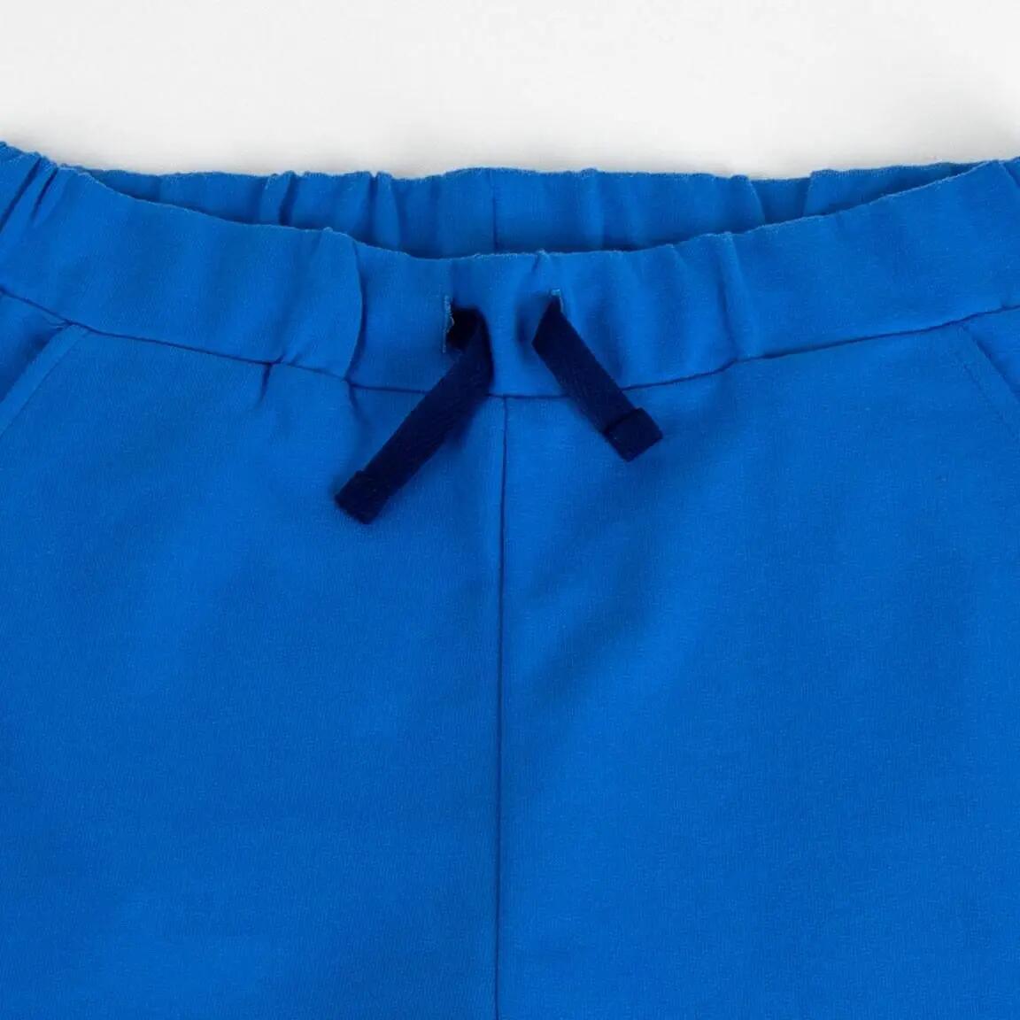 Conjunto Infantil Sonic de Dos Piezas de Algodón French Terry Azul Marino y Azul 4/4