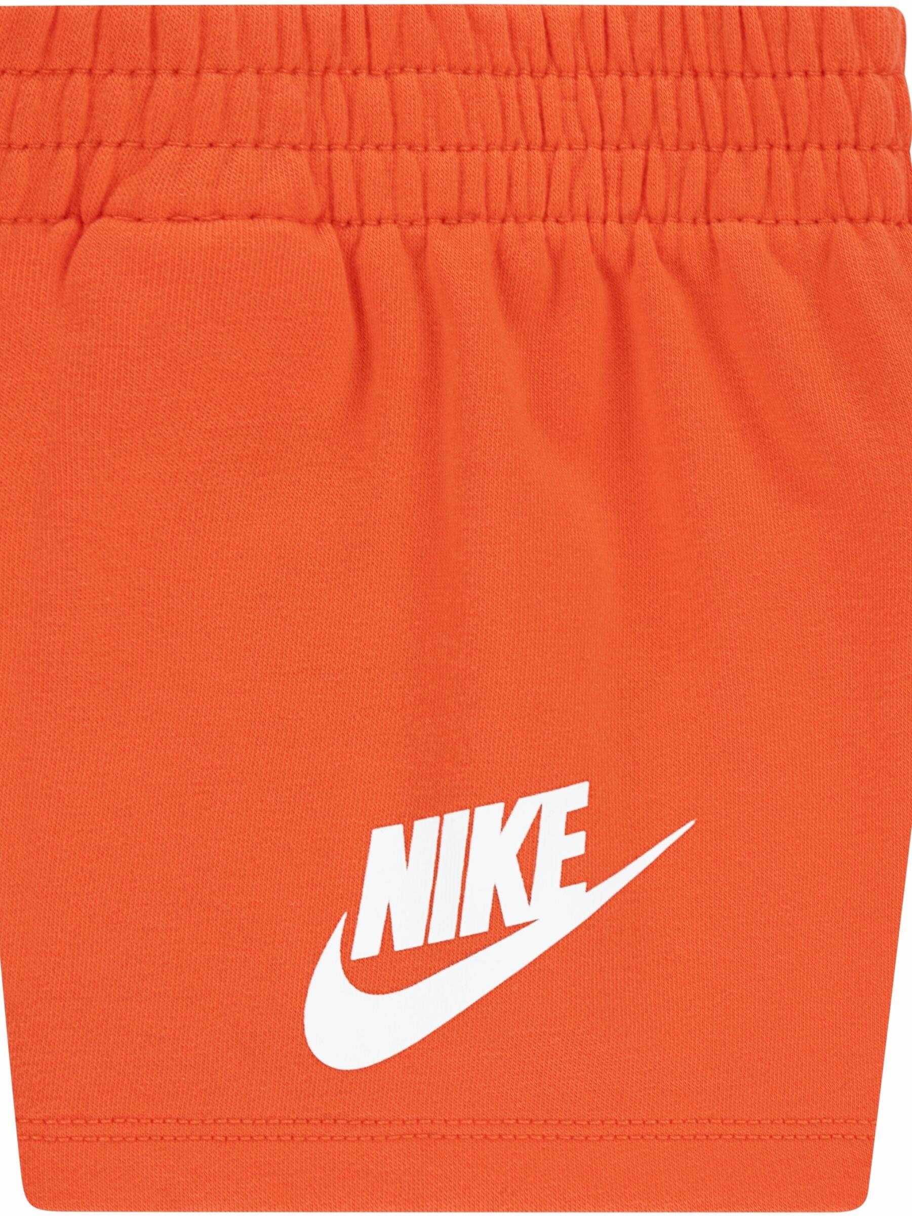 Completo bambino nike club - bianco / arancione 5/5