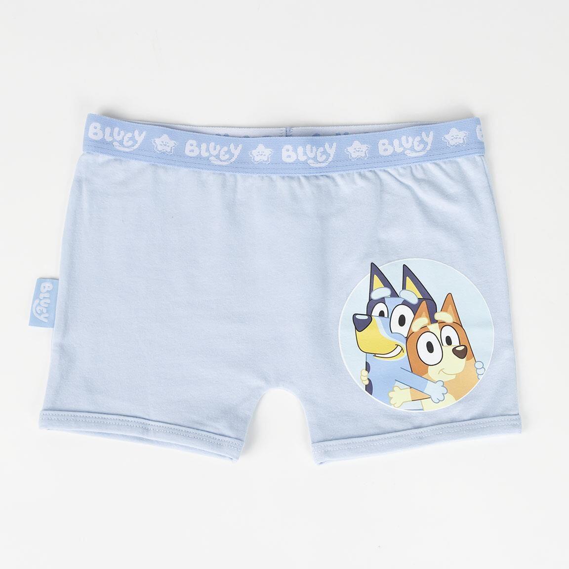 Bluey Kinder-Baumwollpyjama, zweiteilig, mit Hosenträgern und Kulturbeutel 3/6