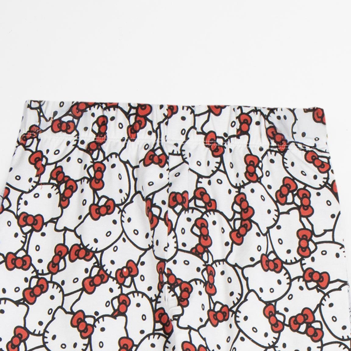 Completo due pezzi per bambini Hello Kitty, in morbido cotone, rosa 4/4