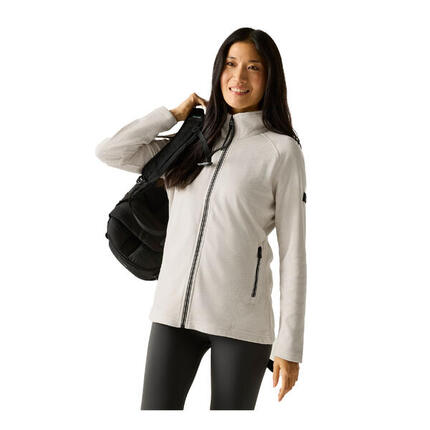 Veste Polaire Col Montant LILIENA Femme (Blanc / Blanc Cassé)