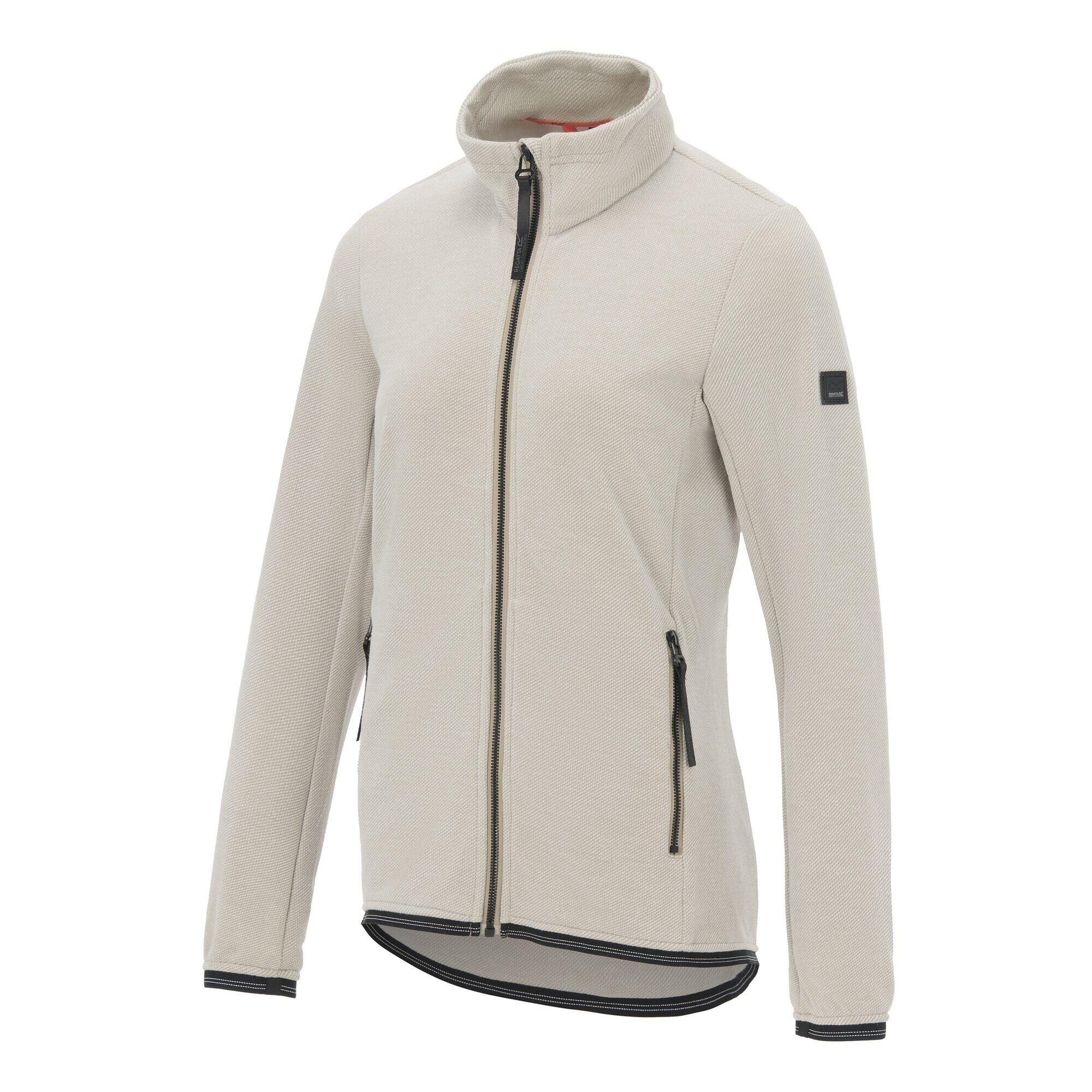 Veste Polaire À Bord Contrasté MAVREY Femme (Beige) 4/5