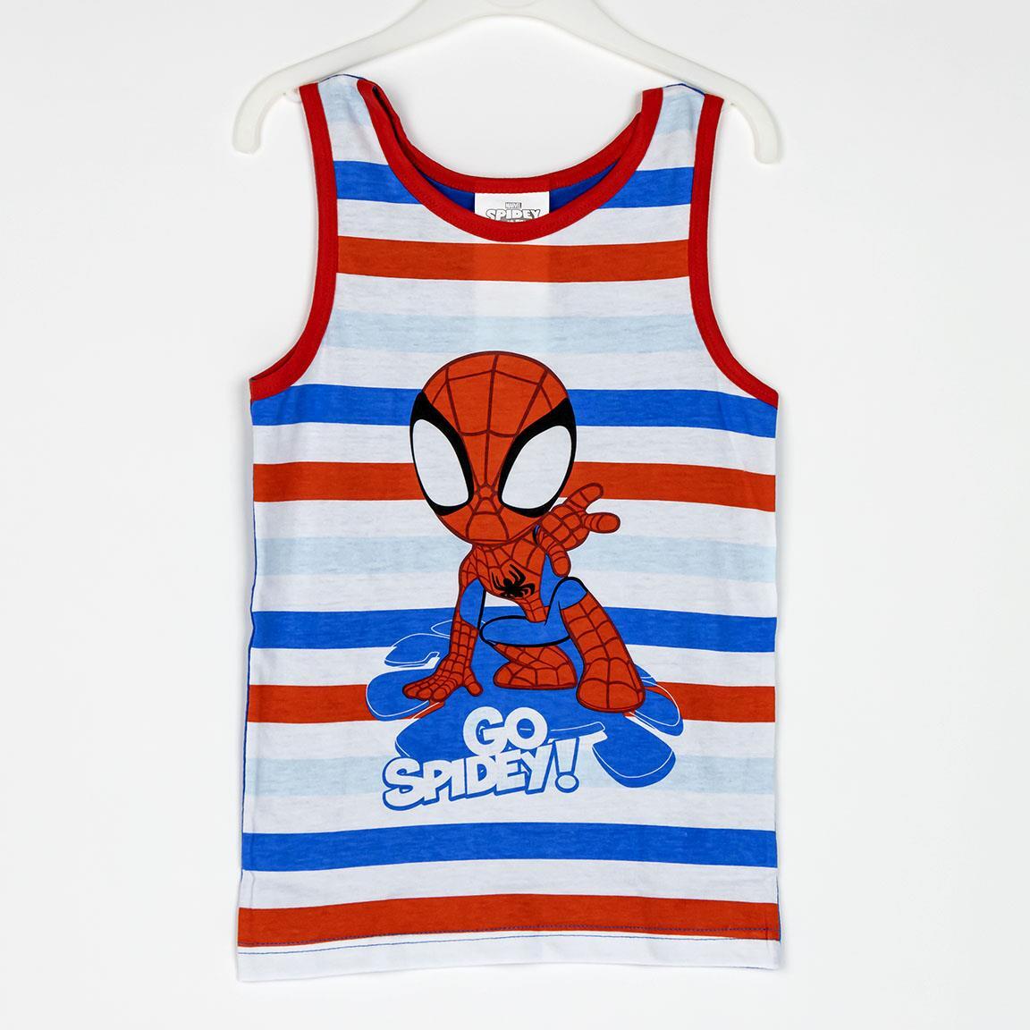 Pijama infantil de algodão de duas peças do Homem-Aranha com nécessaire 2/7
