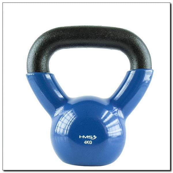 Kettlebell en fonte avec revêtement vinyle HMS KNV