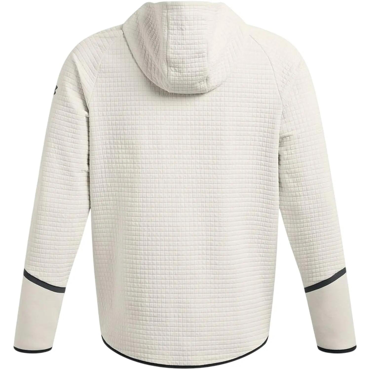 Giacca Con Cappuccio Struttura Uomo Under Armour Unstoppable Bianco 3/4