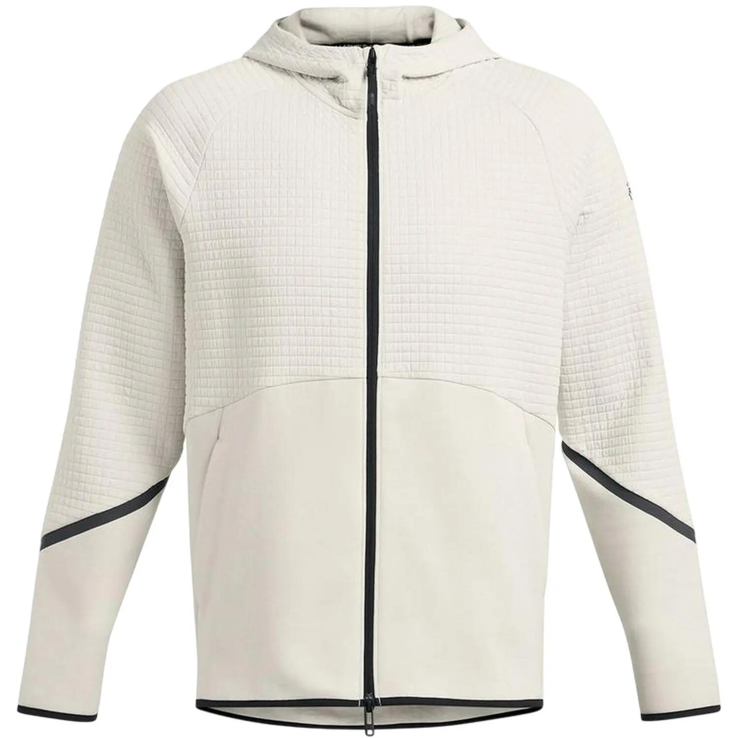 Giacca Con Cappuccio Struttura Uomo Under Armour Unstoppable Bianco 2/4