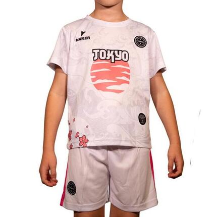 Ensemble Blanc/Rose Enfant Sport Zone Tokyo