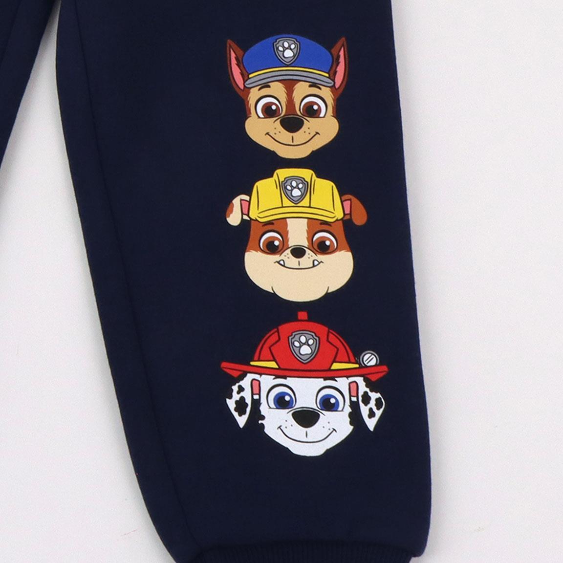 Chándal Infantil PAW Patrol de Dos Piezas en Felpa Azul Marino y Azul 5/6
