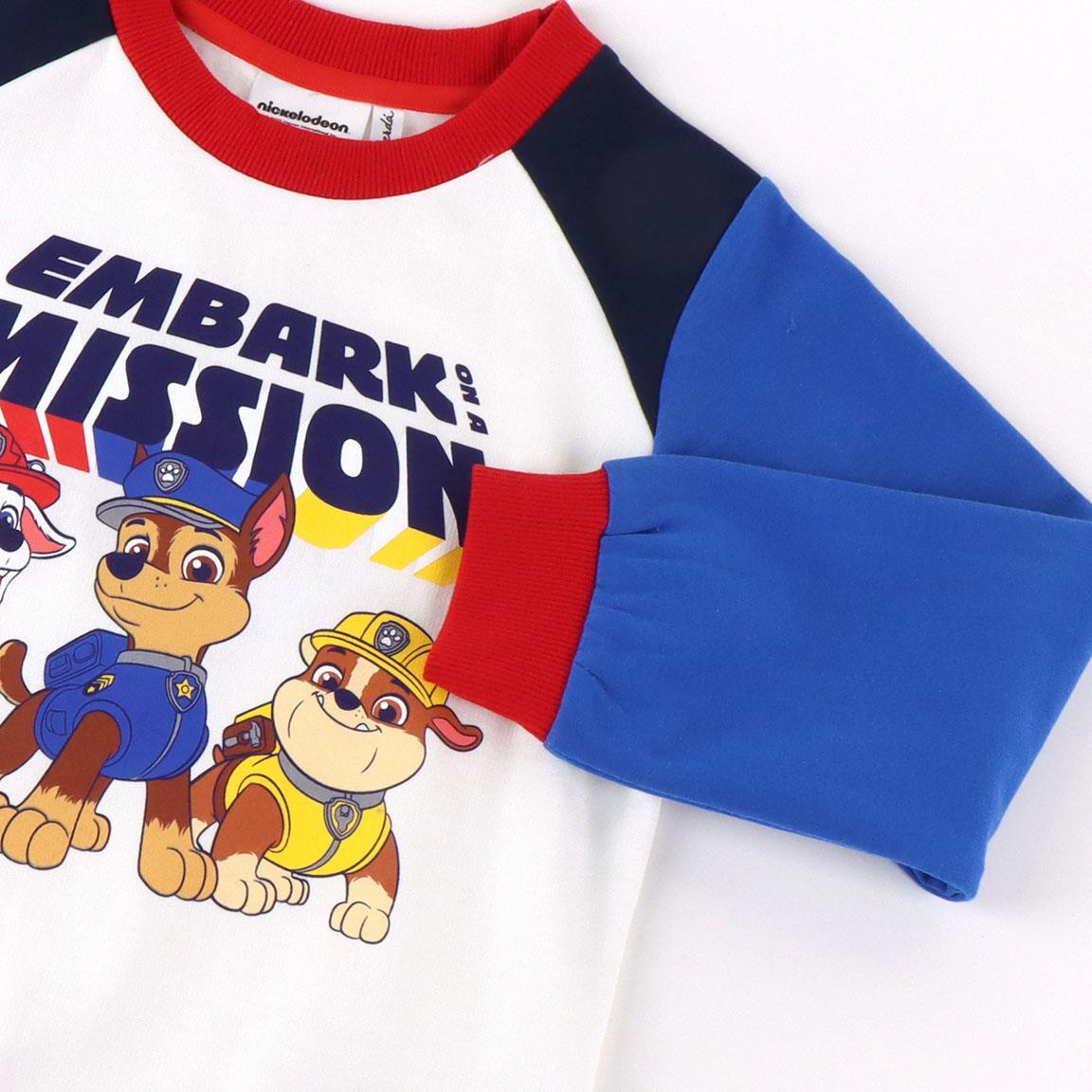 Chándal Infantil PAW Patrol de Dos Piezas en Felpa Azul Marino y Azul 3/6