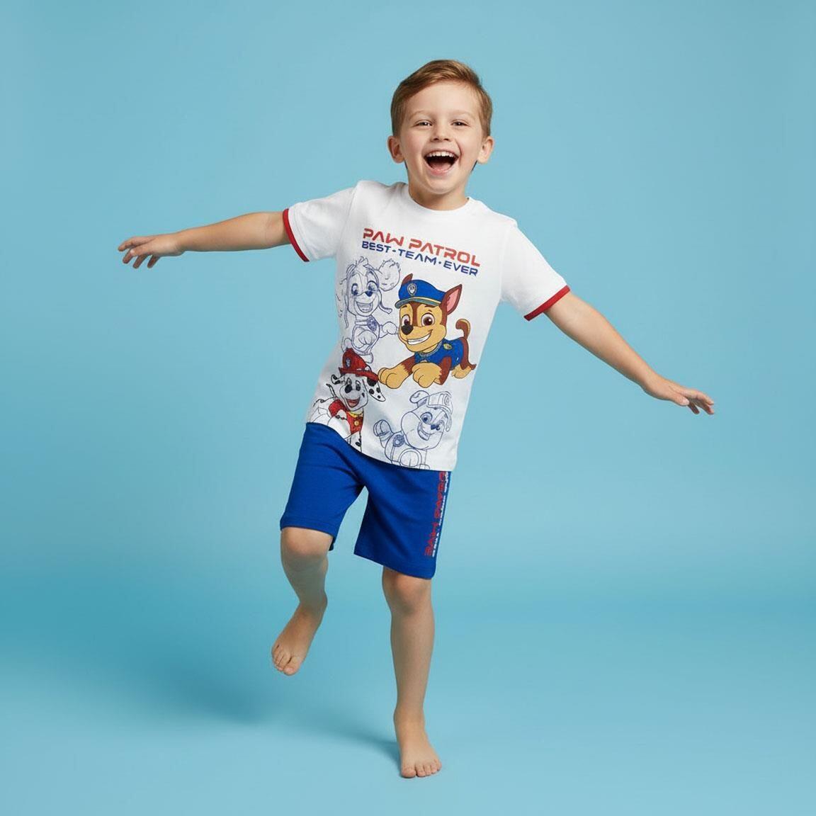 PAW Patrol Zweiteiliges Kinder-Set, Weiß und Blau, Baumwolle 6/6