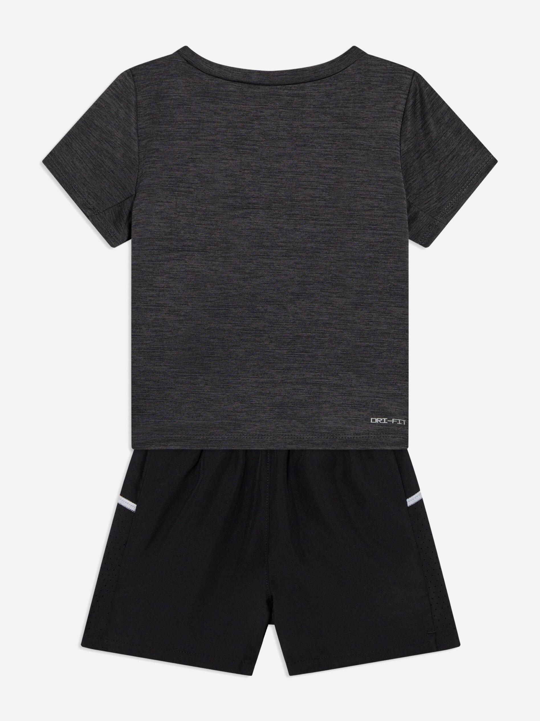 Completo bambino nike miler - nero/grigio 2/4