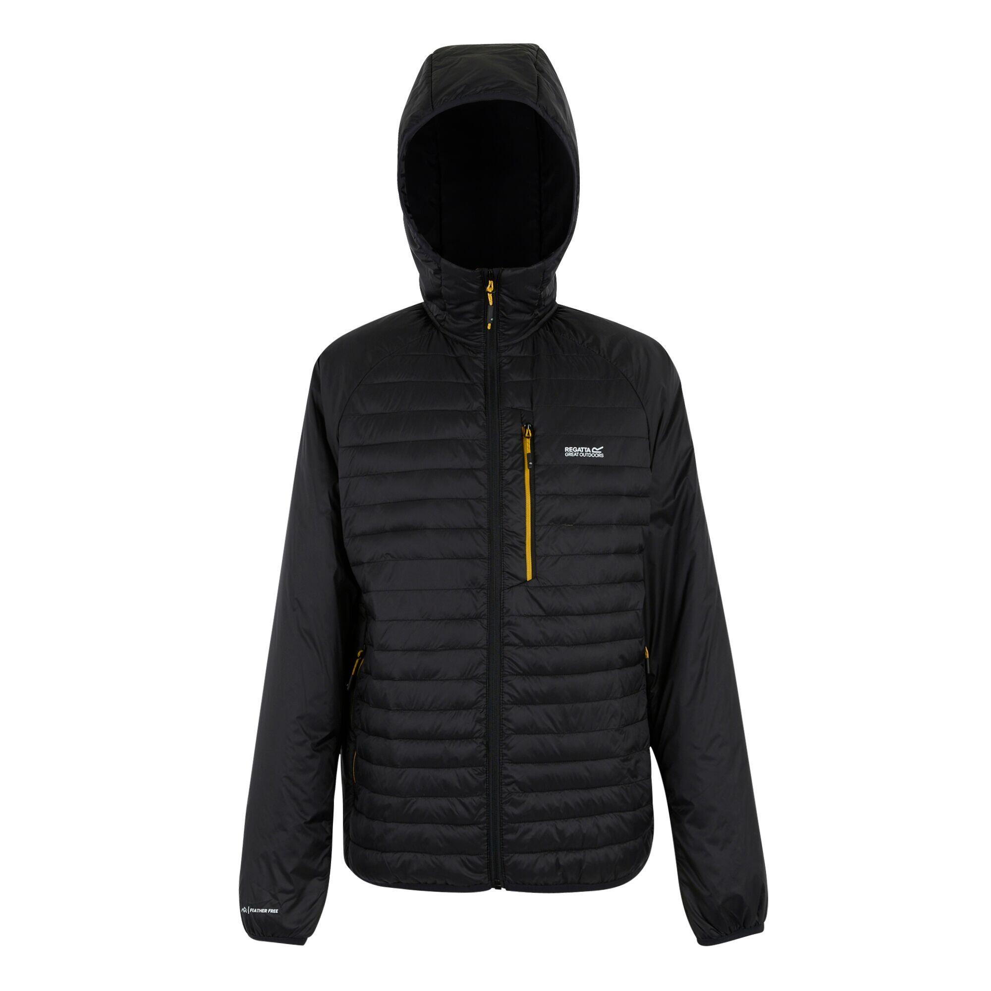 Casaco acolchoado Rowak para homem (Preto) 2/5