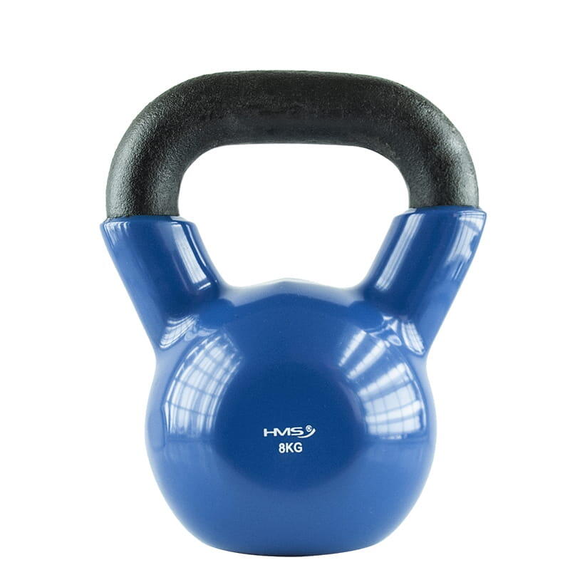 Gietijzeren kettlebell met vinyl coating HMS KNV