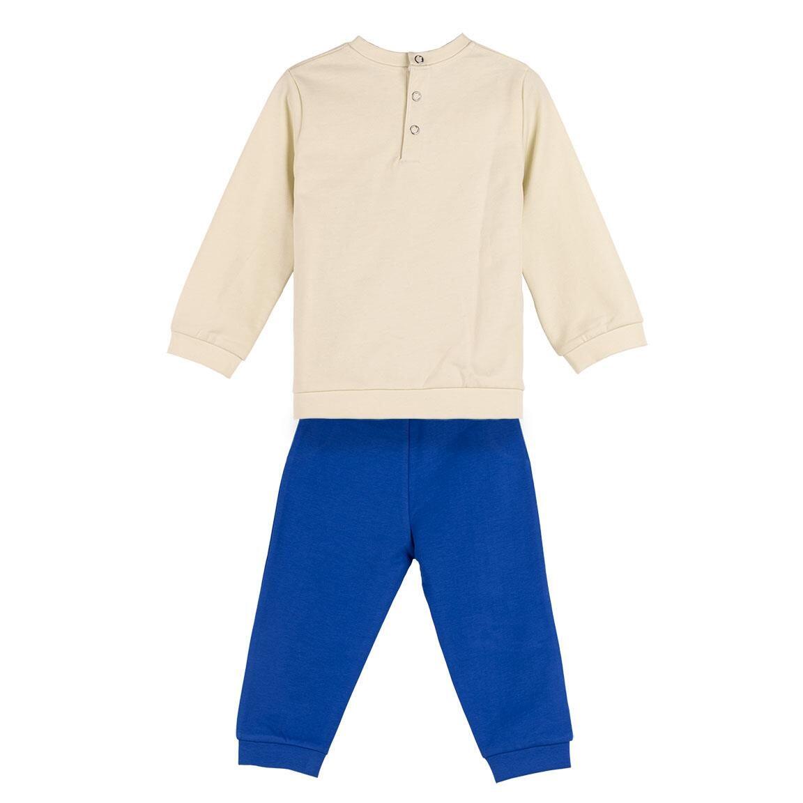 Chándal Infantil PAW Patrol de Dos Piezas con Sudadera y Pantalón Azul y Beige 2/7