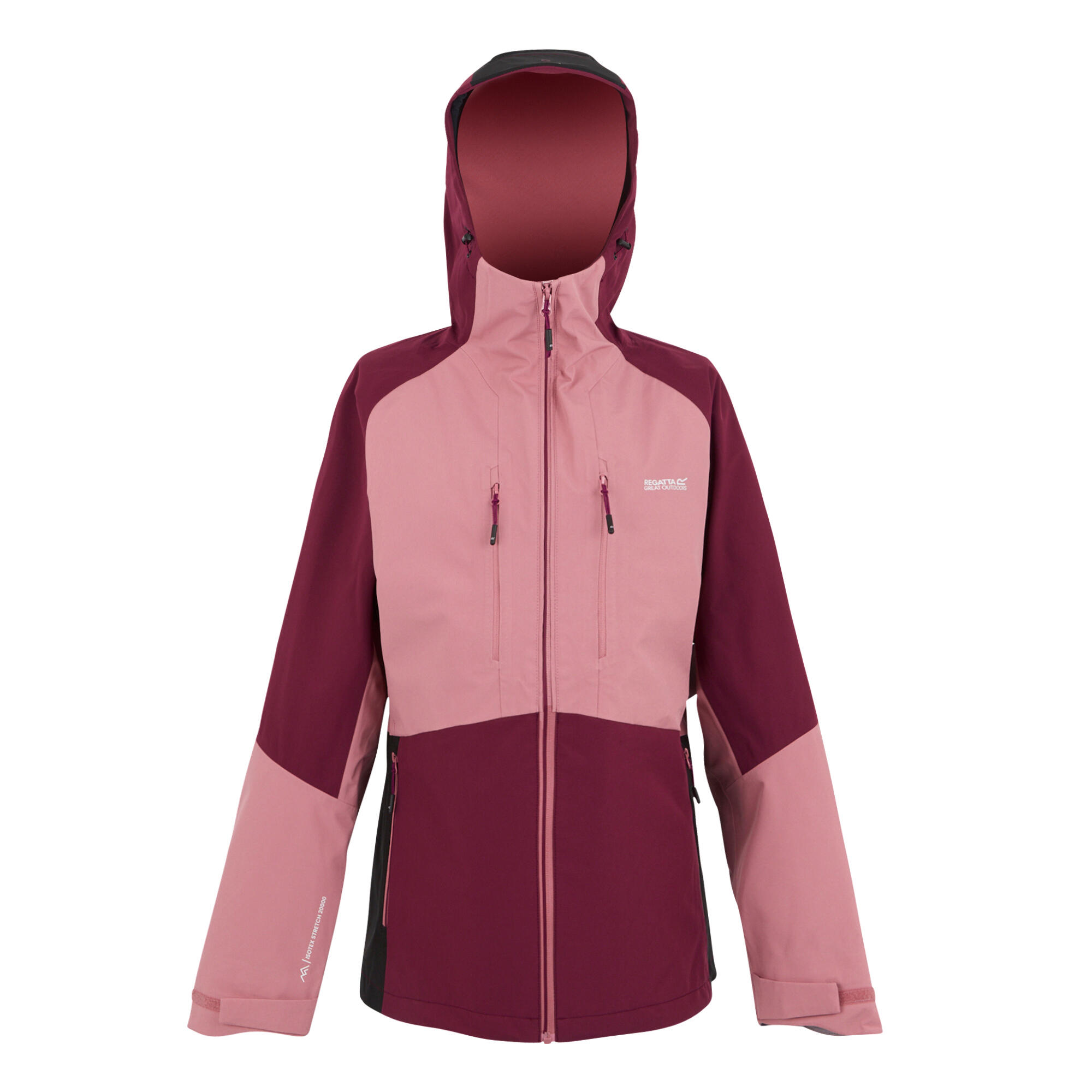 Giacca 3 In 1 Donna Regatta Carletta Pimento Rosa Nero 2/5