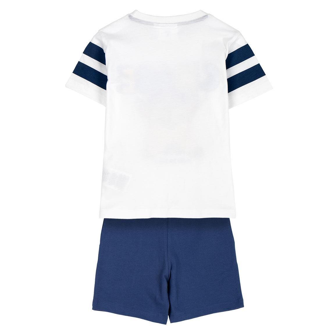 Conjunto Infantil PAW Patrol Chase de Algodón Dos Piezas Blanco y Azul 2/5