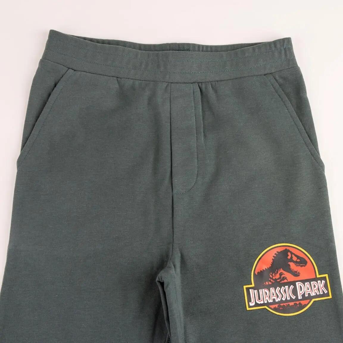 Tuta sportiva per bambini Jurassic Park, set da due pezzi, cotone spazzolato 4/5