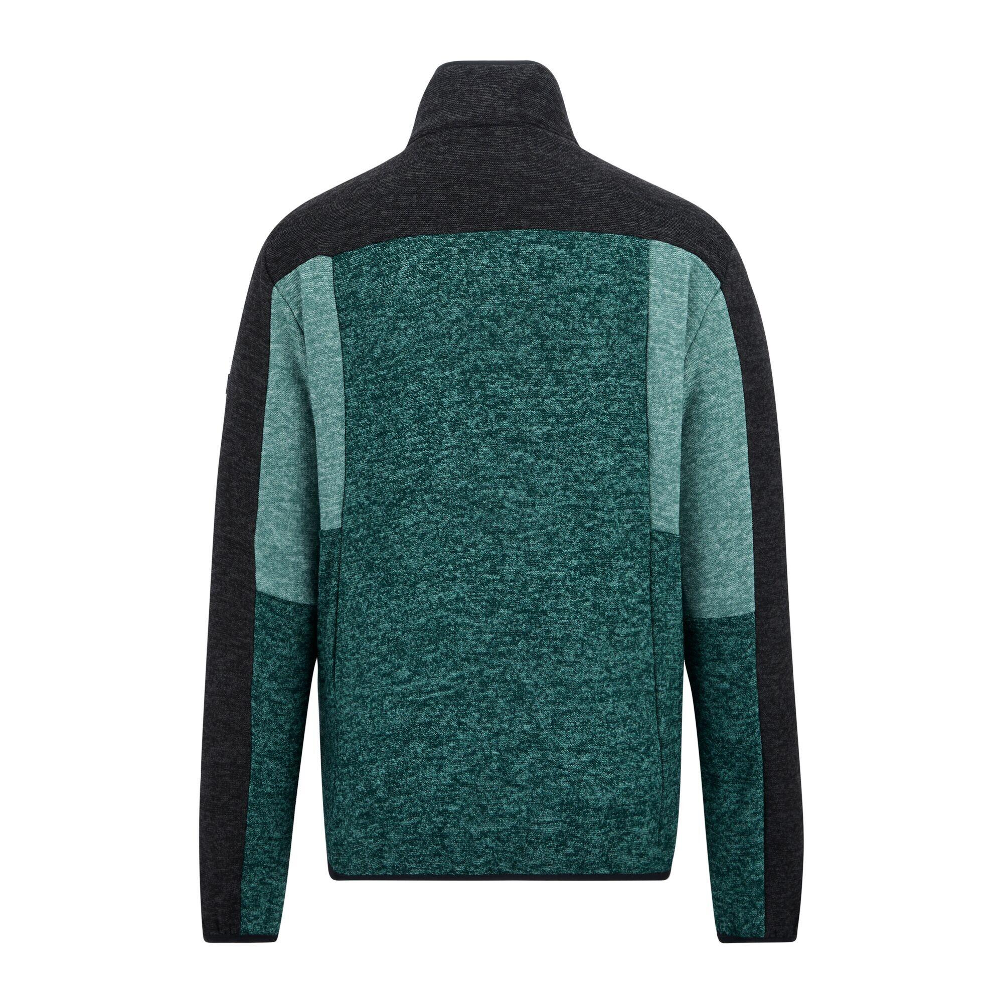 Veste Polaire Motif/style Tricolore ELRAM Homme (Vert Sarcelle / Turquoise / 3/5