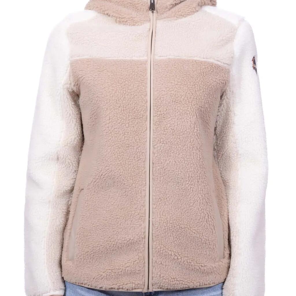 NAPAPIJRI Turnage Women’s Colourblock Fleece Sweatshirt, Front Zip and Hood.