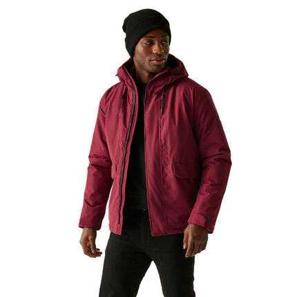 Veste Imperméable Isolante À Capuche STERLINGS Homme (Kaki Foncé)