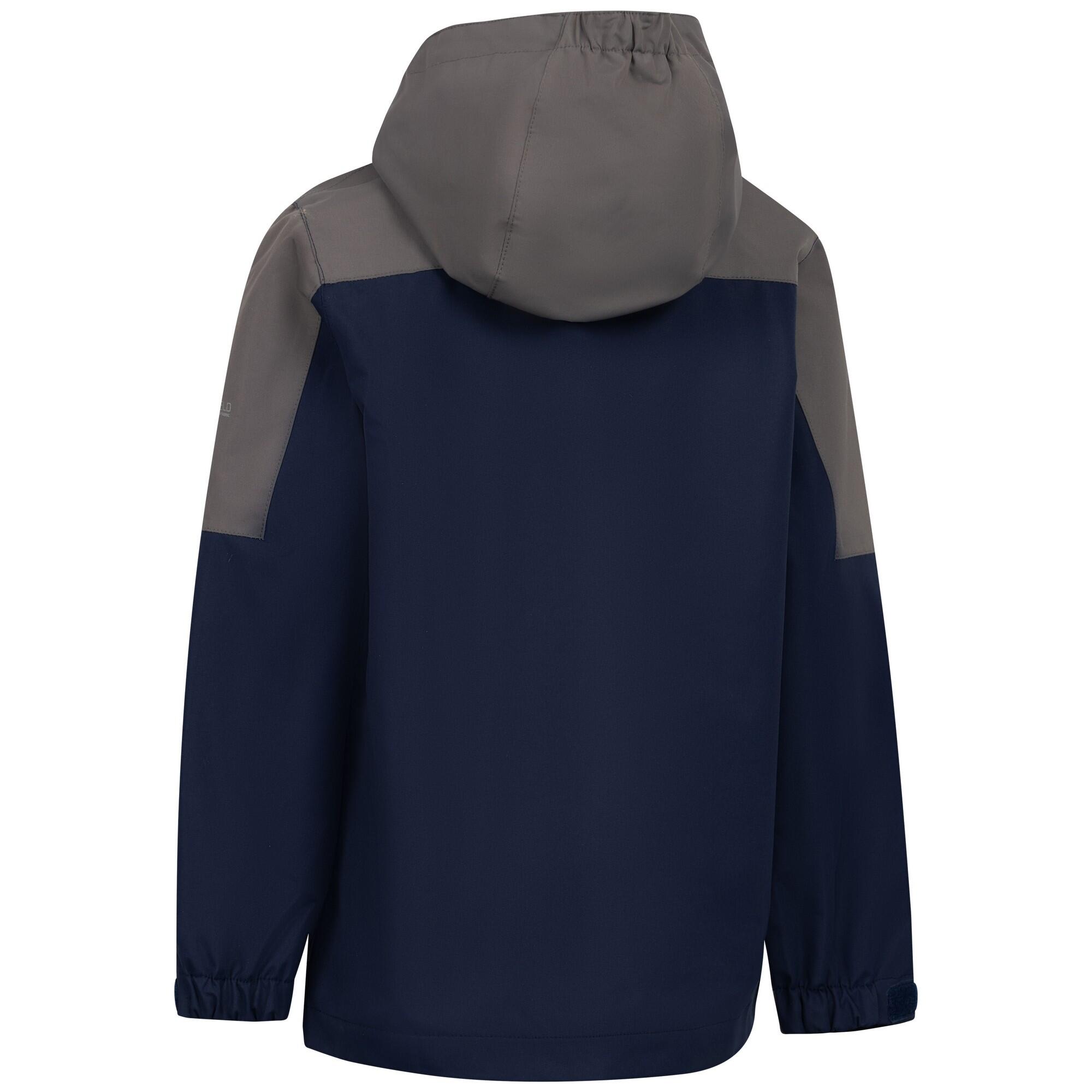 Giacca Impermeabile Bambini Trespass Blaytor Grigio Scuro 2/3