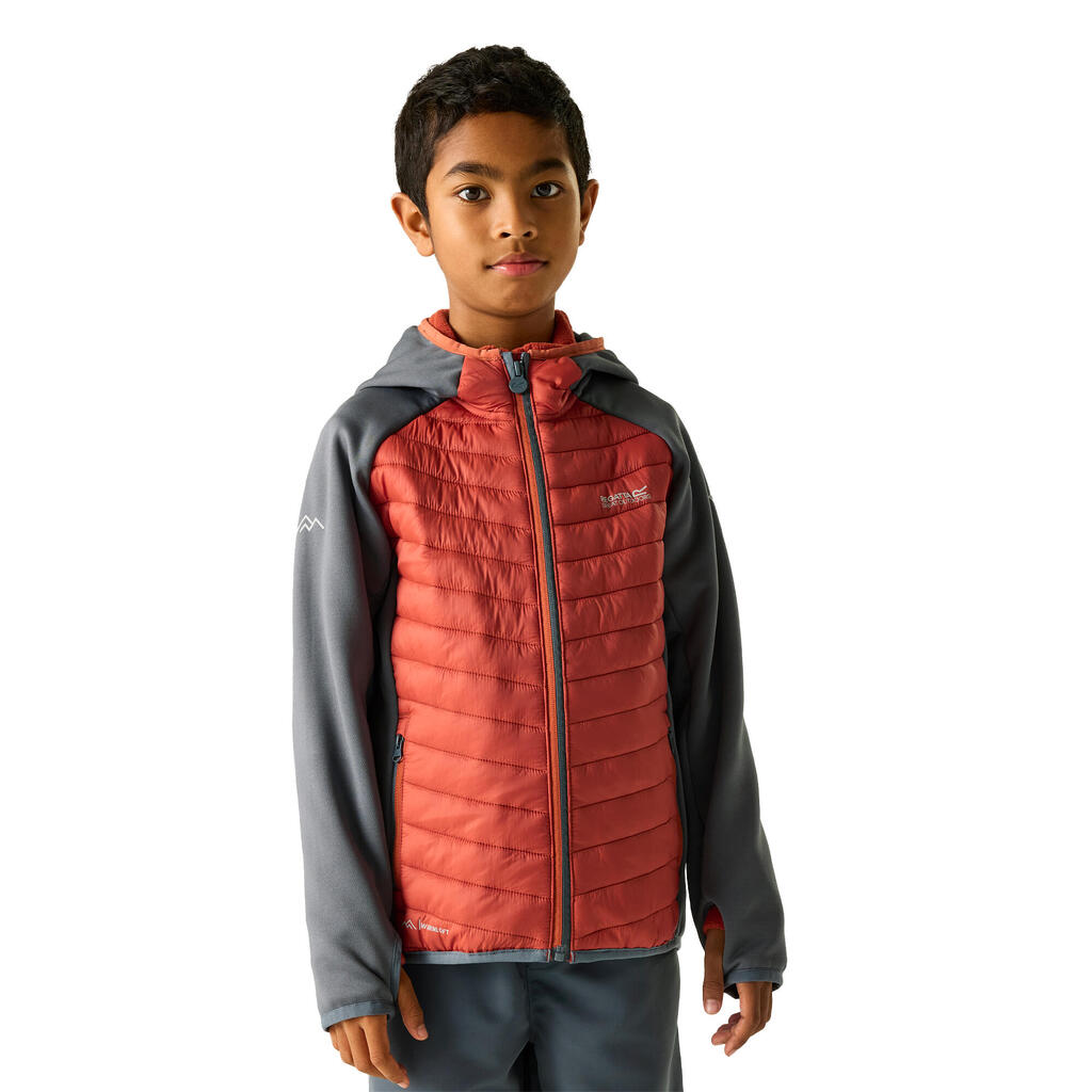 Childrens/Kids Andreson Hybrid Jacket (Dark Storm/Brick)