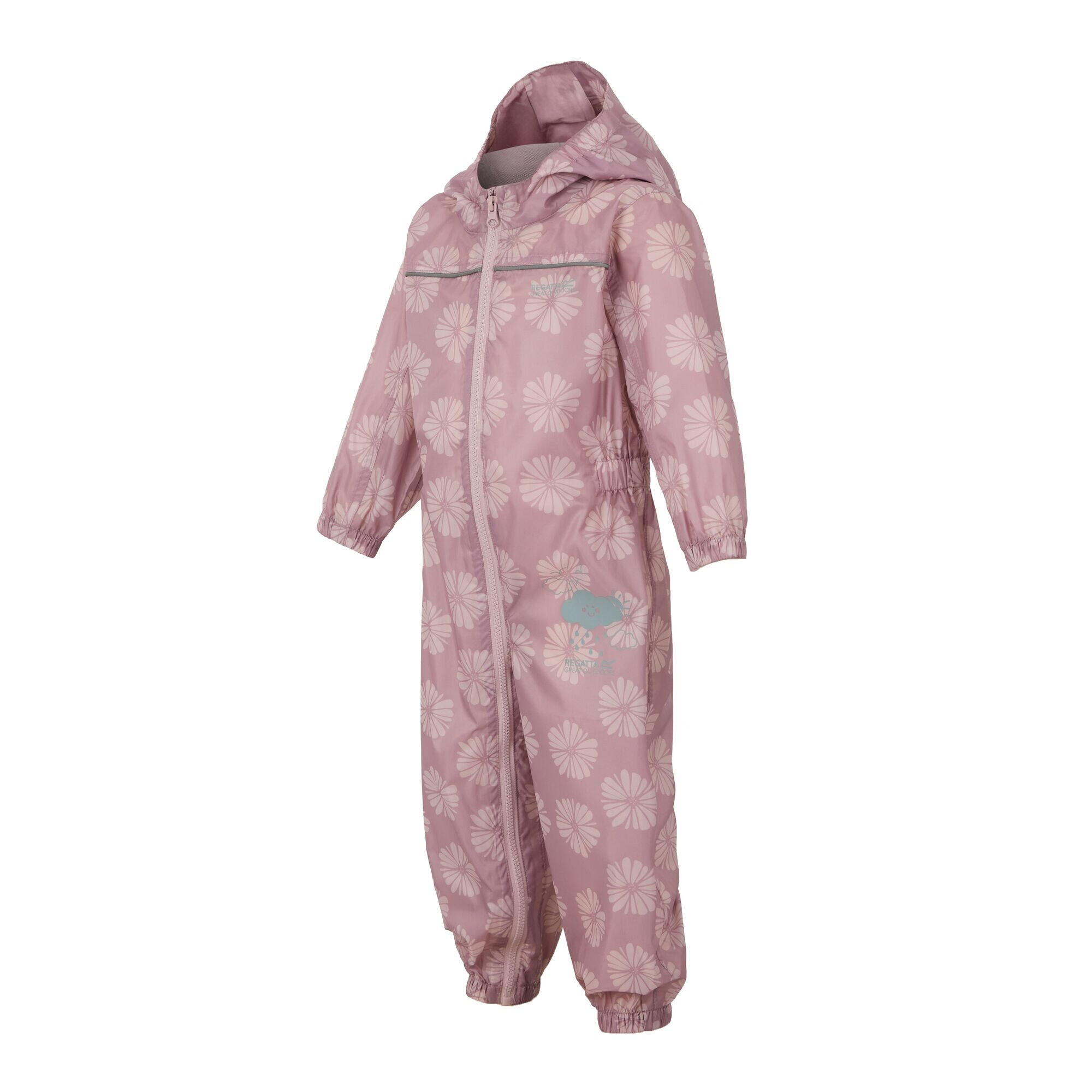 Great Outdoors Childrens Toddlers Puddle IV Waterproof Rainsuit (Powder 3/5