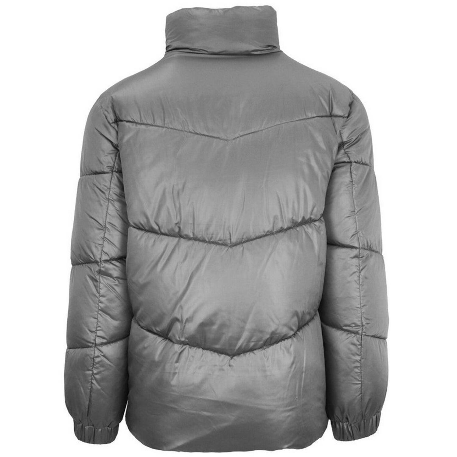 Mens Logo Padded Jacket (Grey) 2/2