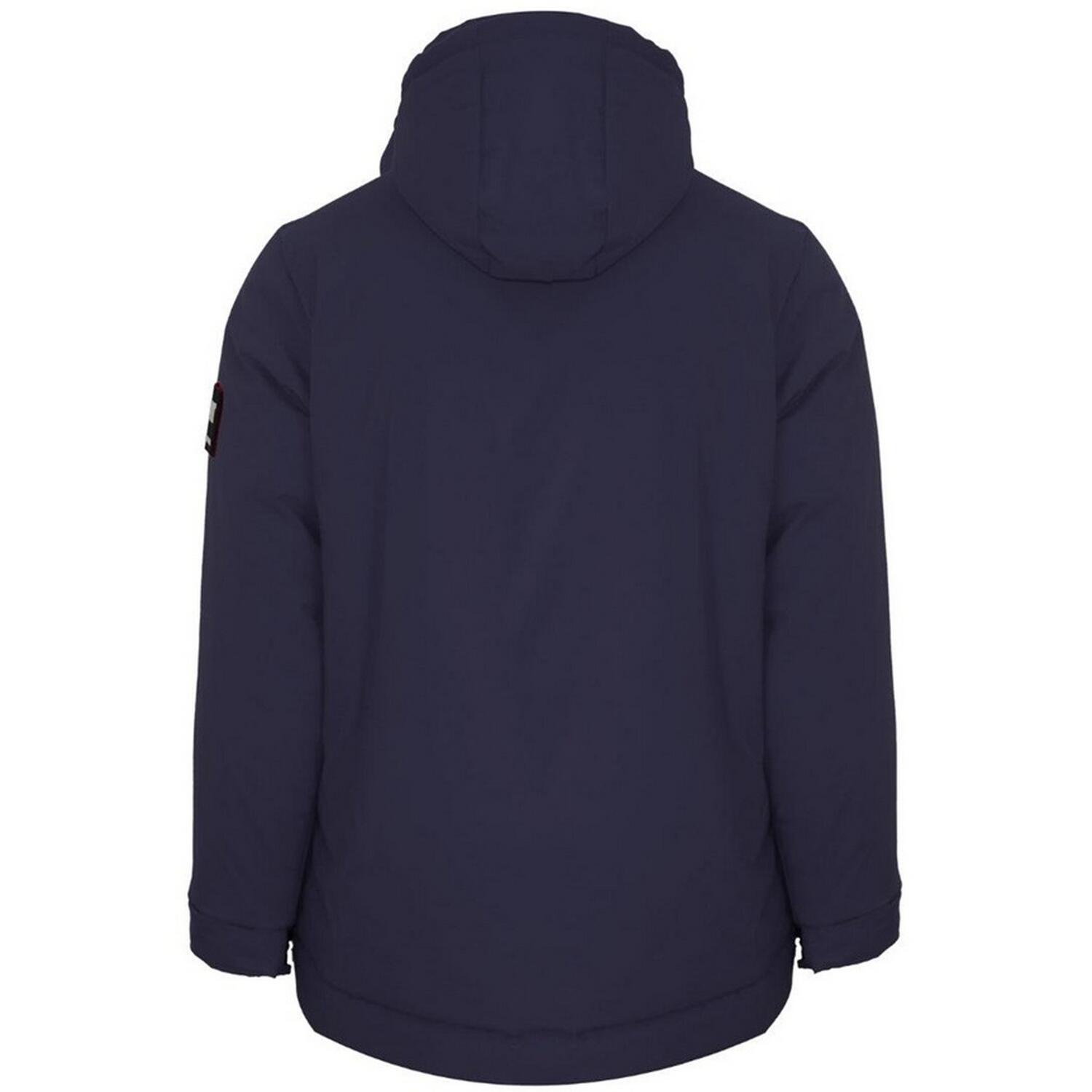 Mens Circular Logo Padded Jacket (Navy Blue) 2/2